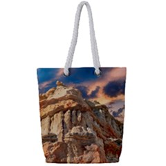 Canyon Dramatic Landscape Sky Full Print Rope Handle Tote (small) by Celenk