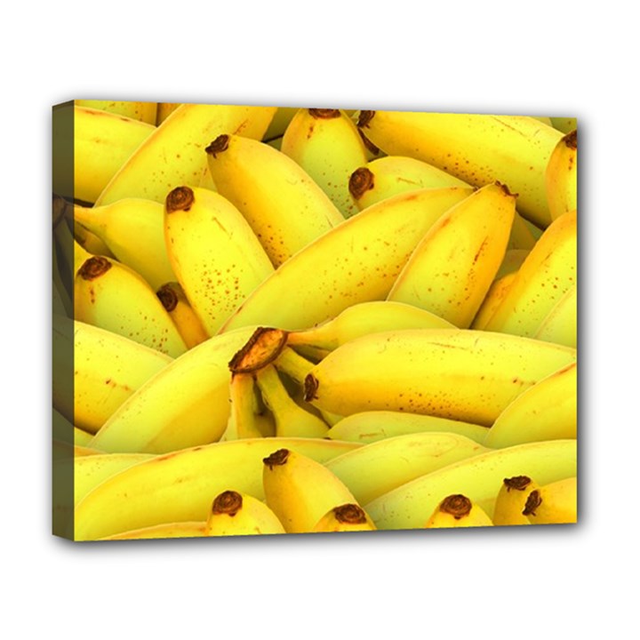 Yellow Banana Fruit Vegetarian Natural Deluxe Canvas 20  x 16  