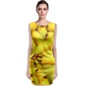 Yellow Banana Fruit Vegetarian Natural Classic Sleeveless Midi Dress View1