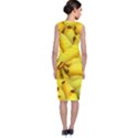 Yellow Banana Fruit Vegetarian Natural Classic Sleeveless Midi Dress View2