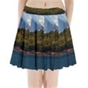 Island God Rays Sky Nature Sea Pleated Mini Skirt View1