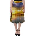 Landscape Lake Sun Sky Nature Folding Skater Skirt View1