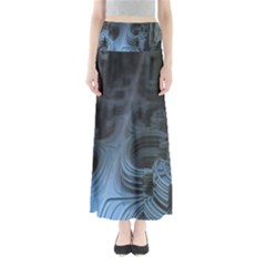 Fractal Design Full Length Maxi Skirt by Celenk