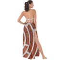 Brick Pattern Texture Backdrop Maxi Chiffon Tie-Up Sarong View2