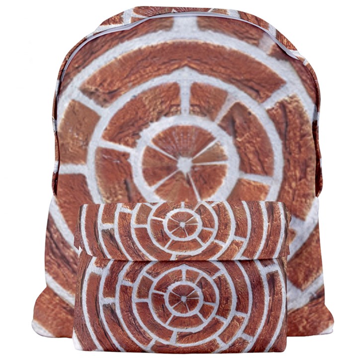 Brick Pattern Texture Backdrop Giant Full Print Backpack