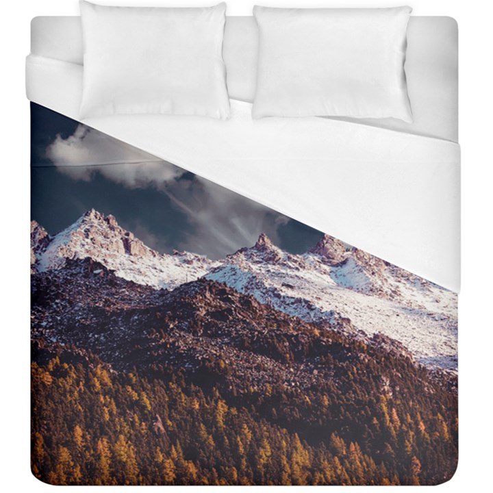 Mountain Sky Landscape Hill Rock Duvet Cover (King Size)