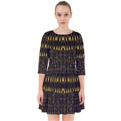 Hot As Candles And Fireworks In The Night Sky Smock Dress by pepitasart