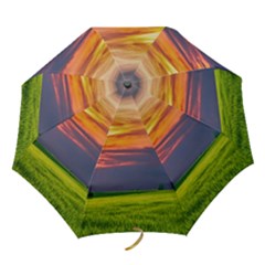 Countryside Landscape Nature Rural Folding Umbrellas by Celenk