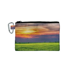 Countryside Landscape Nature Rural Canvas Cosmetic Bag (small)