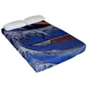 Harvard Mayfair Hokusai Chalk Wave Fuji Fitted Sheet (California King Size) View2