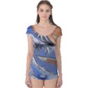 Harvard Mayfair Hokusai Chalk Wave Fuji Boyleg Leotard  View1