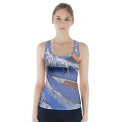 Harvard Mayfair Hokusai Chalk Wave Fuji Racer Back Sports Top by Celenk