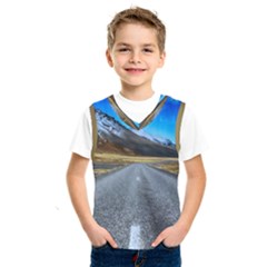 Road Mountain Landscape Travel Kids  Sportswear by Celenk