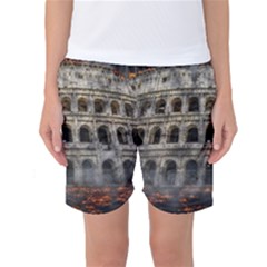 Colosseum Italy Landmark Coliseum Women s Basketball Shorts