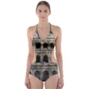 Colosseum Italy Landmark Coliseum Cut-Out One Piece Swimsuit View1