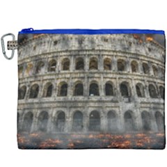 Colosseum Italy Landmark Coliseum Canvas Cosmetic Bag (XXXL)