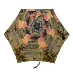 Rocks Landscape Sky Sunset Nature Mini Folding Umbrellas by Celenk