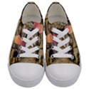 Rocks Landscape Sky Sunset Nature Kids  Low Top Canvas Sneakers View1