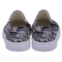 Wood Knot Fabric Texture Pattern Rough Kids  Canvas Slip Ons View4