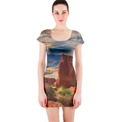 Bryce Canyon Usa Canyon Bryce Short Sleeve Bodycon Dress by Celenk