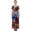 Bryce Canyon Usa Canyon Bryce High Waist Short Sleeve Maxi Dress View1