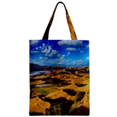 Hills Countryside Landscape Rural Zipper Classic Tote Bag by Celenk