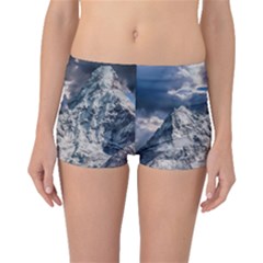 Mountain Snow Winter Landscape Boyleg Bikini Bottoms by Celenk