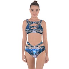 Urban Street Cityscape Modern City Bandaged Up Bikini Set  by Celenk