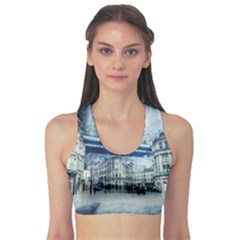 Storm Weather Nature Thunderstorm Sports Bra by Celenk