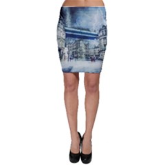 Storm Weather Nature Thunderstorm Bodycon Skirt by Celenk