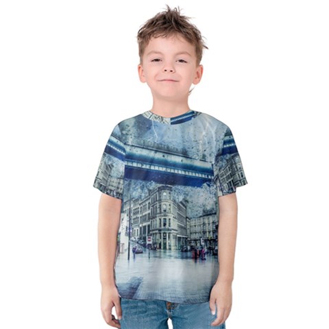 Storm Weather Nature Thunderstorm Kids  Cotton Tee by Celenk