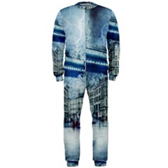 Storm Weather Nature Thunderstorm Onepiece Jumpsuit (men)  by Celenk