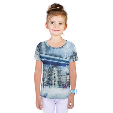 Storm Weather Nature Thunderstorm Kids  One Piece Tee by Celenk