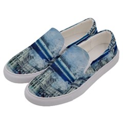 Storm Weather Nature Thunderstorm Men s Canvas Slip Ons