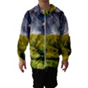 Hill Countryside Landscape Nature Hooded Wind Breaker (Kids) View1