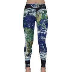 Earth Internet Globalisation Classic Yoga Leggings by Celenk