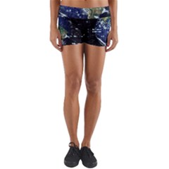 Earth Internet Globalisation Yoga Shorts by Celenk