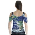 Earth Internet Globalisation Butterfly Sleeve Cutout Tee  View2