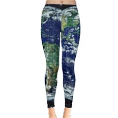 Earth Internet Globalisation Leggings  by Celenk