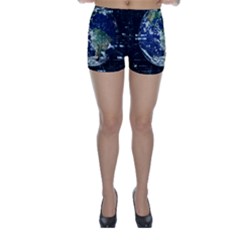 Earth Internet Globalisation Skinny Shorts by Celenk