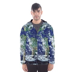 Earth Internet Globalisation Hooded Wind Breaker (men) by Celenk