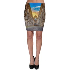 Abbey Ruin Architecture Medieval Bodycon Skirt by Celenk