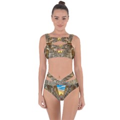 Abbey Ruin Architecture Medieval Bandaged Up Bikini Set  by Celenk