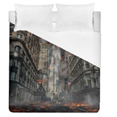 Destruction War Conflict Death Duvet Cover (queen Size) by Celenk