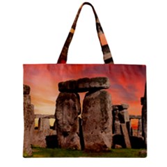 Stonehenge Ancient England Zipper Mini Tote Bag by Celenk