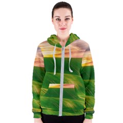 Hills Countryside Sky Rural Women s Zipper Hoodie by Celenk