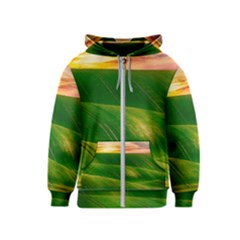 Hills Countryside Sky Rural Kids  Zipper Hoodie by Celenk