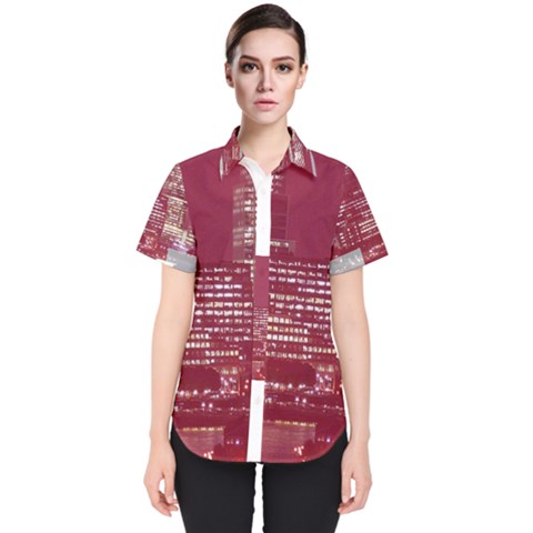 London England City Women s Short Sleeve Shirt by Celenk