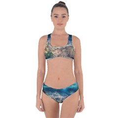 Canyon Mountain Landscape Nature Criss Cross Bikini Set