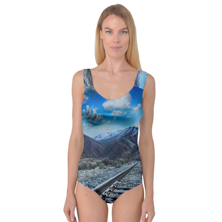 Nature Landscape Mountains Slope Princess Tank Leotard 